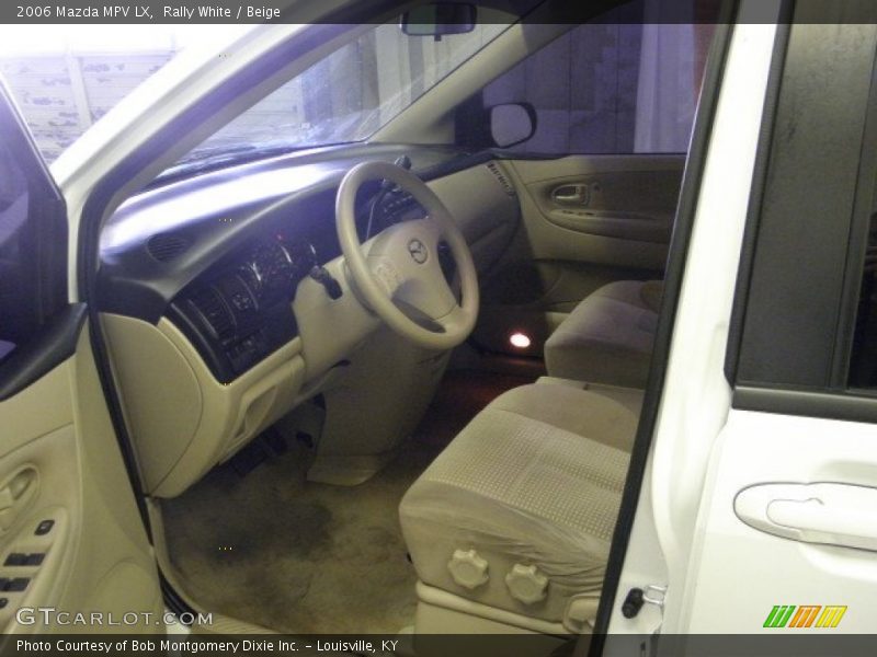Rally White / Beige 2006 Mazda MPV LX