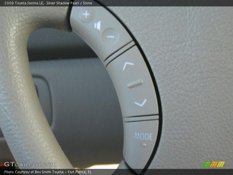 Silver Shadow Pearl / Stone 2009 Toyota Sienna LE