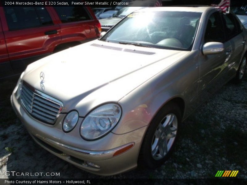 Pewter Silver Metallic / Charcoal 2004 Mercedes-Benz E 320 Sedan