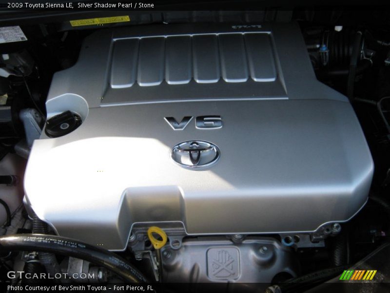 Silver Shadow Pearl / Stone 2009 Toyota Sienna LE