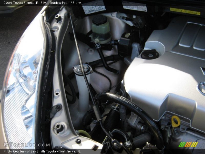 Silver Shadow Pearl / Stone 2009 Toyota Sienna LE