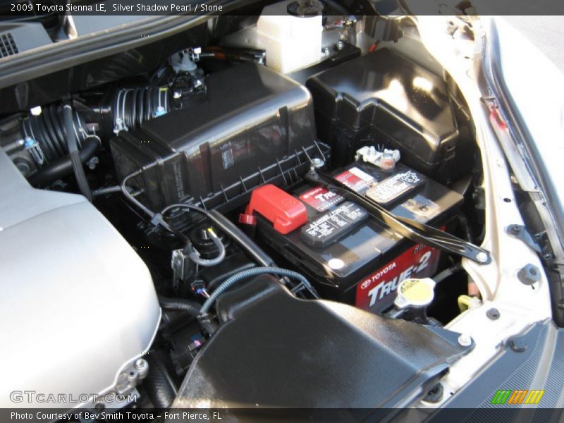 Silver Shadow Pearl / Stone 2009 Toyota Sienna LE