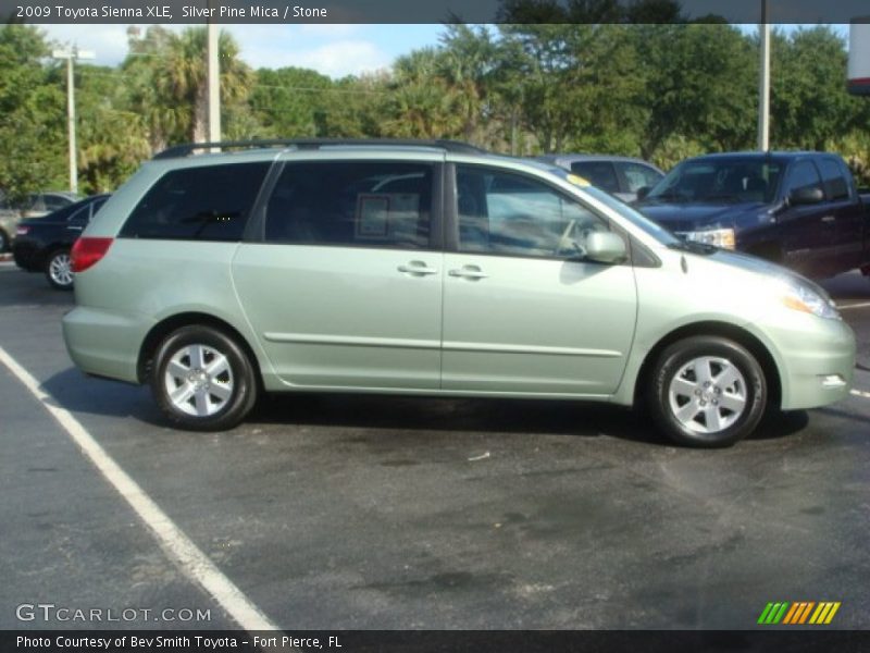 Silver Pine Mica / Stone 2009 Toyota Sienna XLE