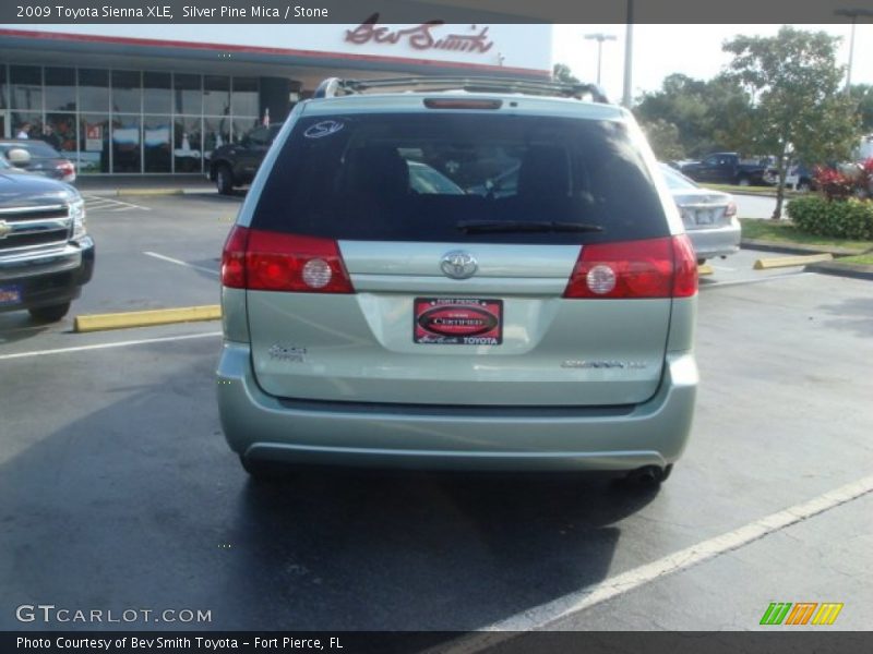 Silver Pine Mica / Stone 2009 Toyota Sienna XLE