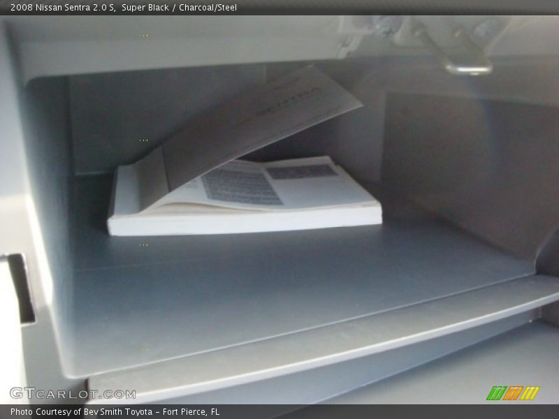Super Black / Charcoal/Steel 2008 Nissan Sentra 2.0 S