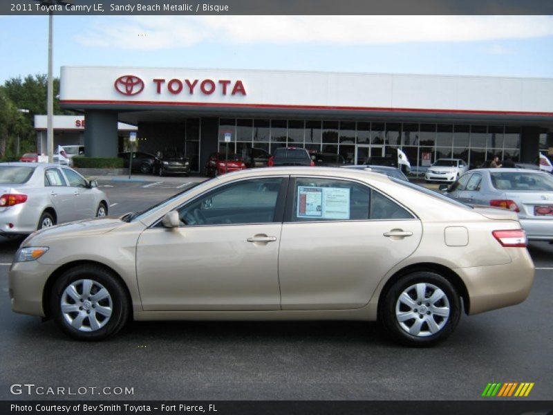 Sandy Beach Metallic / Bisque 2011 Toyota Camry LE