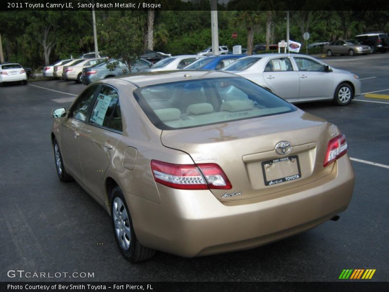 Sandy Beach Metallic / Bisque 2011 Toyota Camry LE