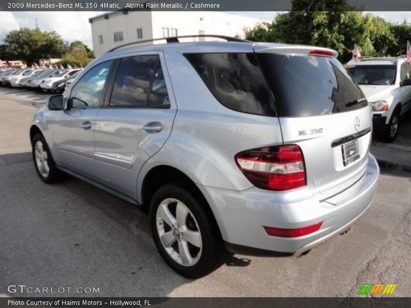 Alpine Rain Metallic / Cashmere 2009 Mercedes-Benz ML 350 4Matic
