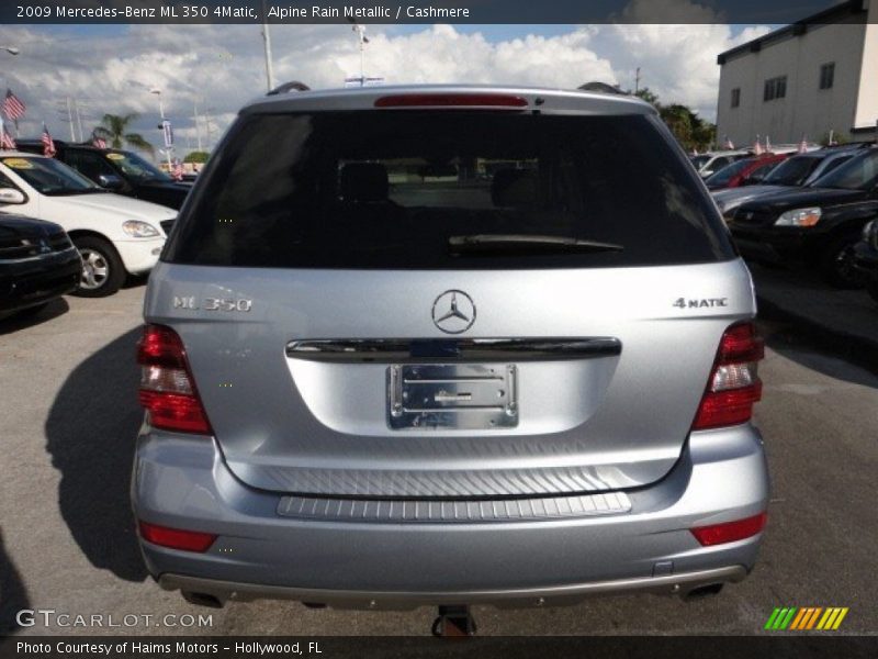Alpine Rain Metallic / Cashmere 2009 Mercedes-Benz ML 350 4Matic