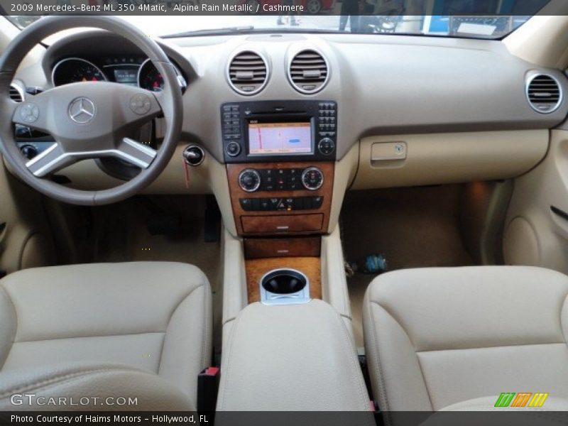 Alpine Rain Metallic / Cashmere 2009 Mercedes-Benz ML 350 4Matic