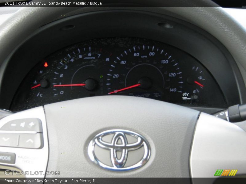 Sandy Beach Metallic / Bisque 2011 Toyota Camry LE