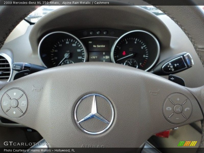 Alpine Rain Metallic / Cashmere 2009 Mercedes-Benz ML 350 4Matic