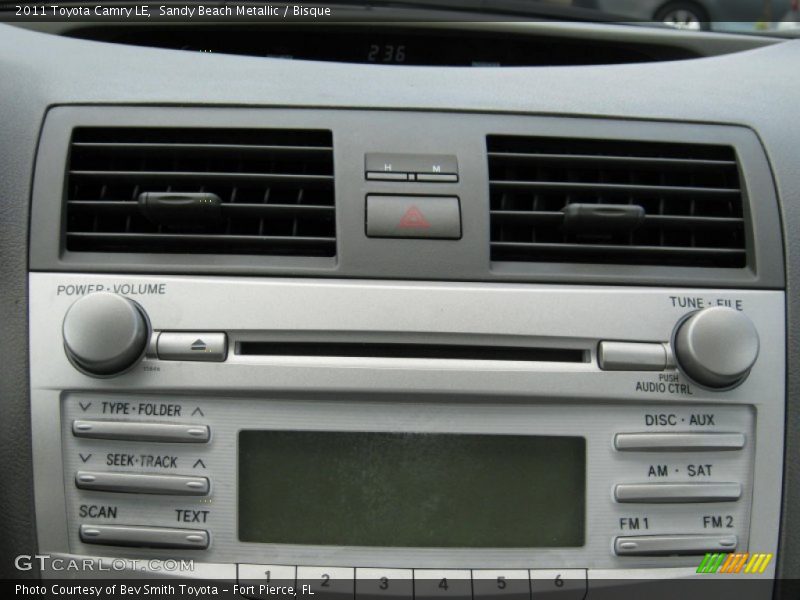 Sandy Beach Metallic / Bisque 2011 Toyota Camry LE