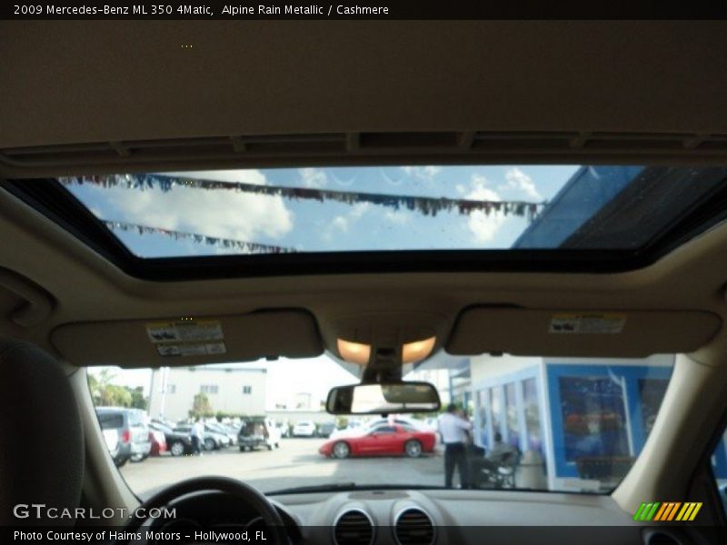 Alpine Rain Metallic / Cashmere 2009 Mercedes-Benz ML 350 4Matic