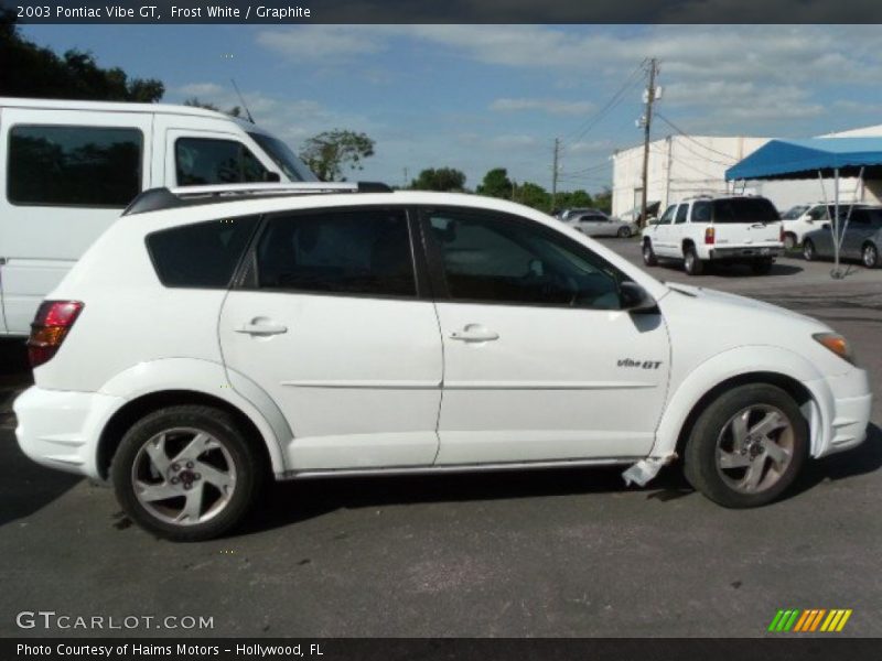 Frost White / Graphite 2003 Pontiac Vibe GT