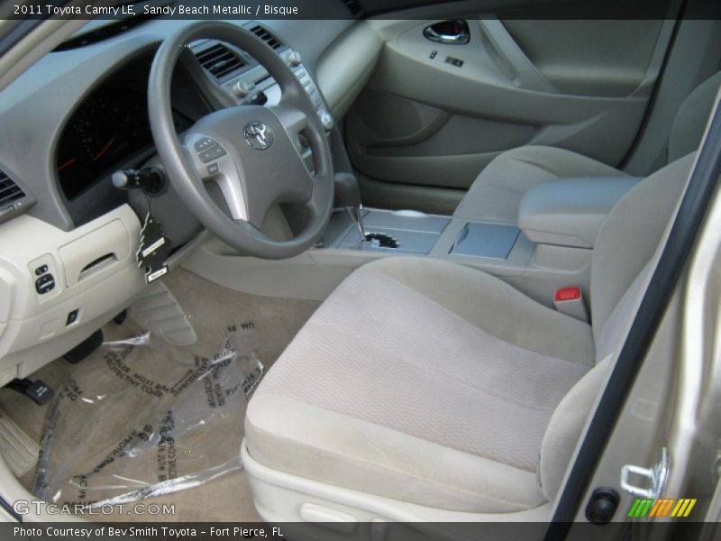 Sandy Beach Metallic / Bisque 2011 Toyota Camry LE