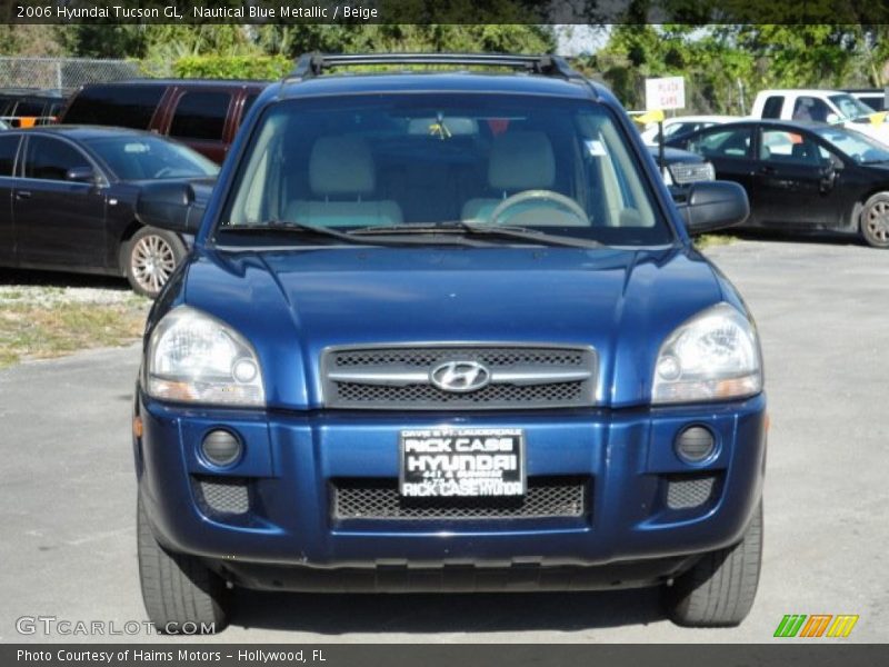 Nautical Blue Metallic / Beige 2006 Hyundai Tucson GL