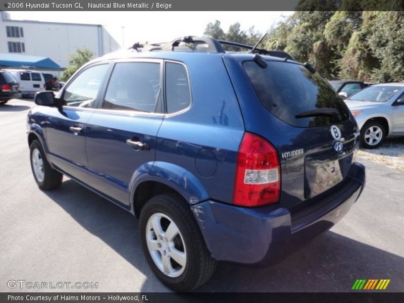Nautical Blue Metallic / Beige 2006 Hyundai Tucson GL
