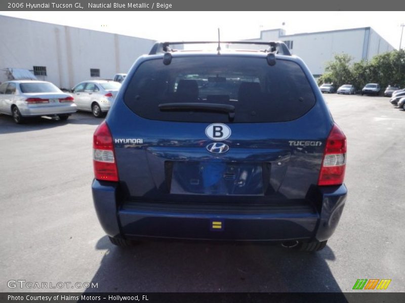 Nautical Blue Metallic / Beige 2006 Hyundai Tucson GL