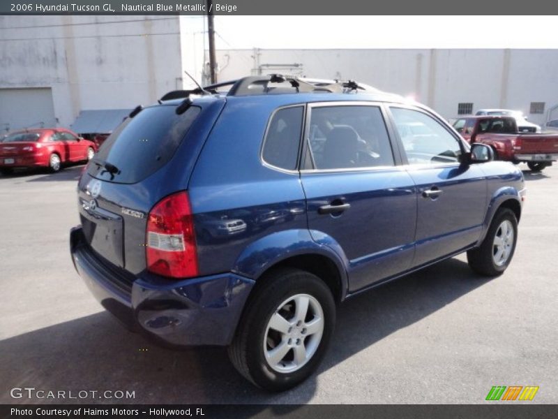 Nautical Blue Metallic / Beige 2006 Hyundai Tucson GL