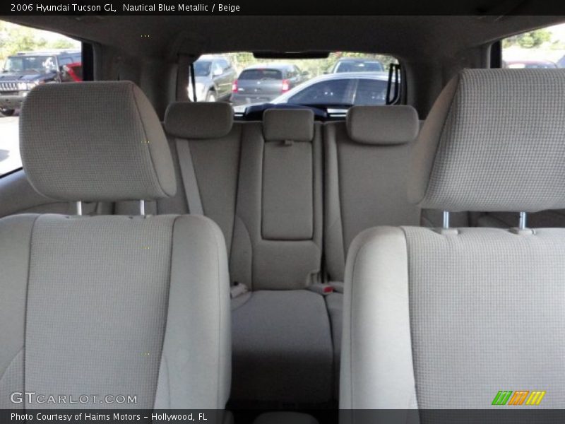 Nautical Blue Metallic / Beige 2006 Hyundai Tucson GL