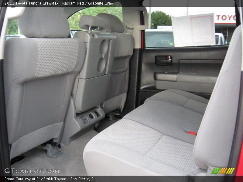 Radiant Red / Graphite Gray 2011 Toyota Tundra CrewMax
