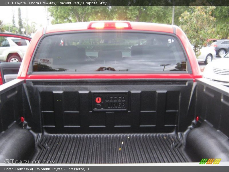 Radiant Red / Graphite Gray 2011 Toyota Tundra CrewMax
