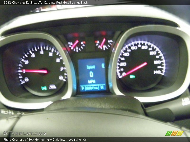 Cardinal Red Metallic / Jet Black 2012 Chevrolet Equinox LT