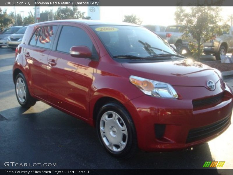 Barcelona Red Metallic / Charcoal Gray 2008 Scion xD
