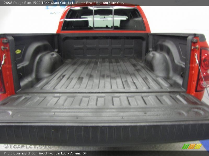 Flame Red / Medium Slate Gray 2008 Dodge Ram 1500 TRX4 Quad Cab 4x4