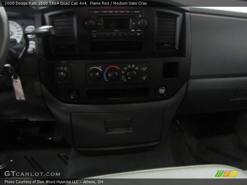 Flame Red / Medium Slate Gray 2008 Dodge Ram 1500 TRX4 Quad Cab 4x4