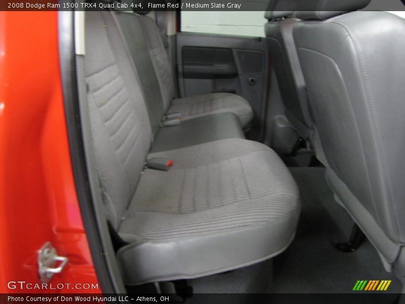 Flame Red / Medium Slate Gray 2008 Dodge Ram 1500 TRX4 Quad Cab 4x4
