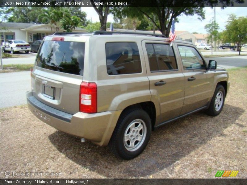 Light Khaki Metallic / Pastel Pebble Beige 2007 Jeep Patriot Limited