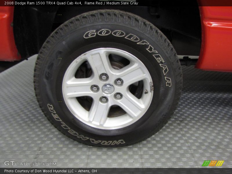 Flame Red / Medium Slate Gray 2008 Dodge Ram 1500 TRX4 Quad Cab 4x4