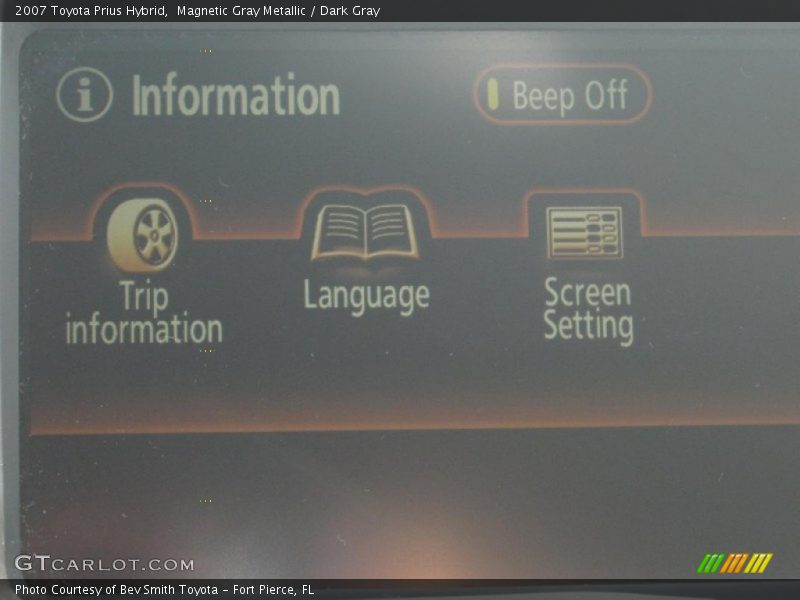Magnetic Gray Metallic / Dark Gray 2007 Toyota Prius Hybrid