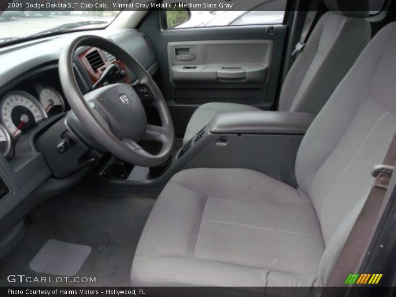 Mineral Gray Metallic / Medium Slate Gray 2005 Dodge Dakota SLT Club Cab