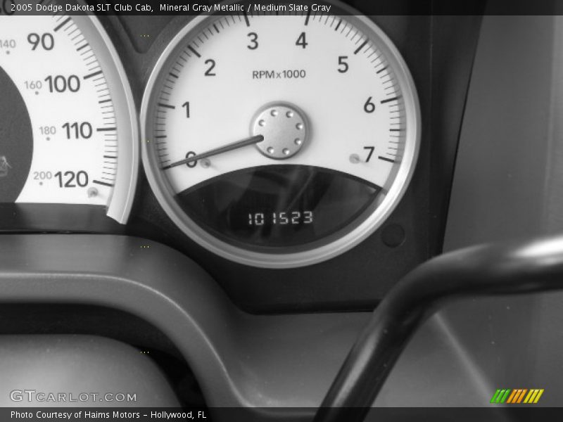 Mineral Gray Metallic / Medium Slate Gray 2005 Dodge Dakota SLT Club Cab