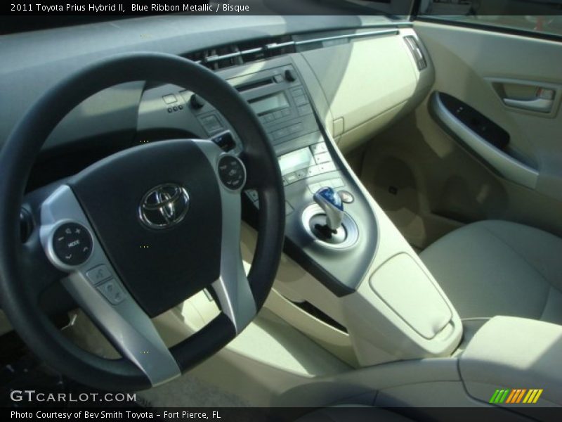 Blue Ribbon Metallic / Bisque 2011 Toyota Prius Hybrid II