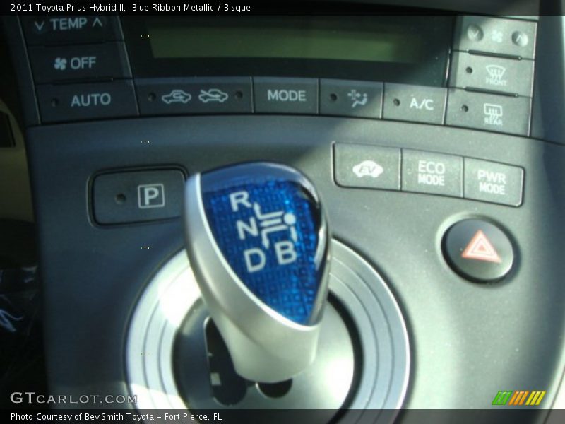 Blue Ribbon Metallic / Bisque 2011 Toyota Prius Hybrid II