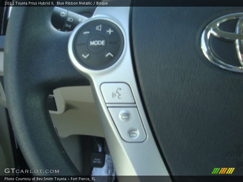 Blue Ribbon Metallic / Bisque 2011 Toyota Prius Hybrid II