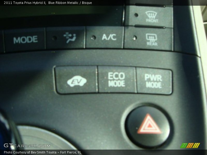 Blue Ribbon Metallic / Bisque 2011 Toyota Prius Hybrid II