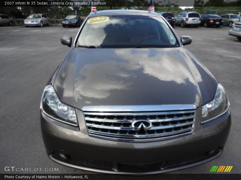 Umbria Gray Metallic / Bourbon 2007 Infiniti M 35 Sedan