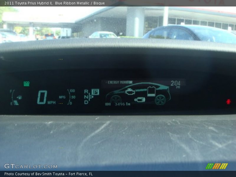 Blue Ribbon Metallic / Bisque 2011 Toyota Prius Hybrid II