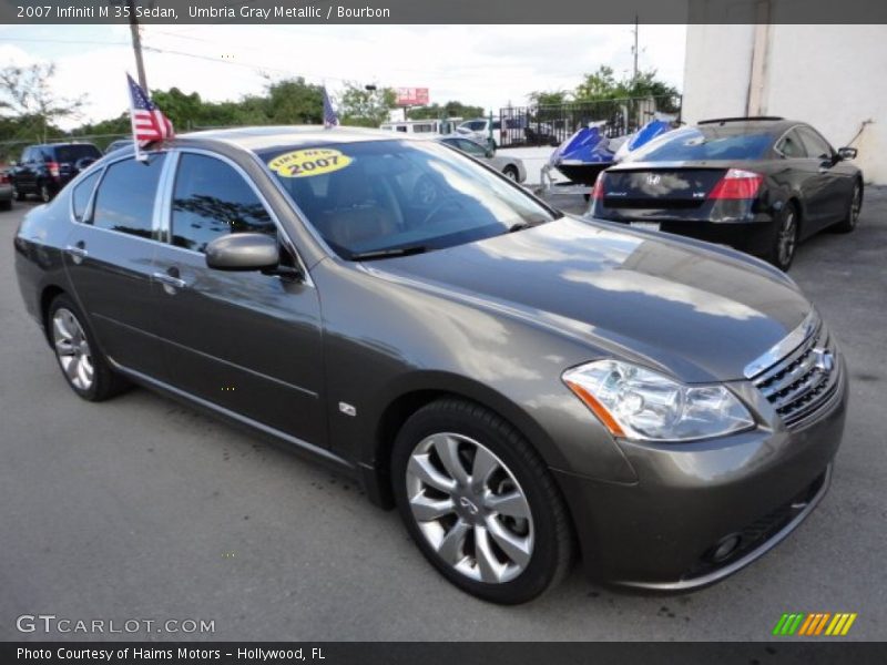 Umbria Gray Metallic / Bourbon 2007 Infiniti M 35 Sedan