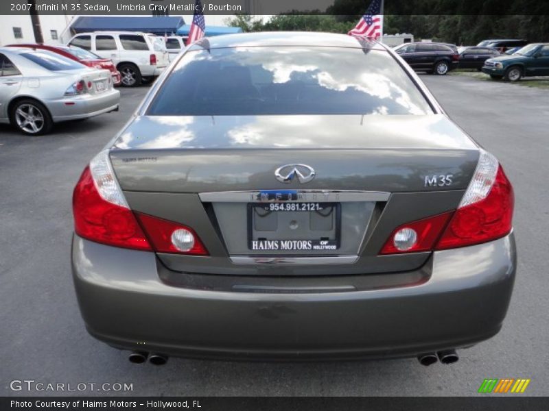 Umbria Gray Metallic / Bourbon 2007 Infiniti M 35 Sedan