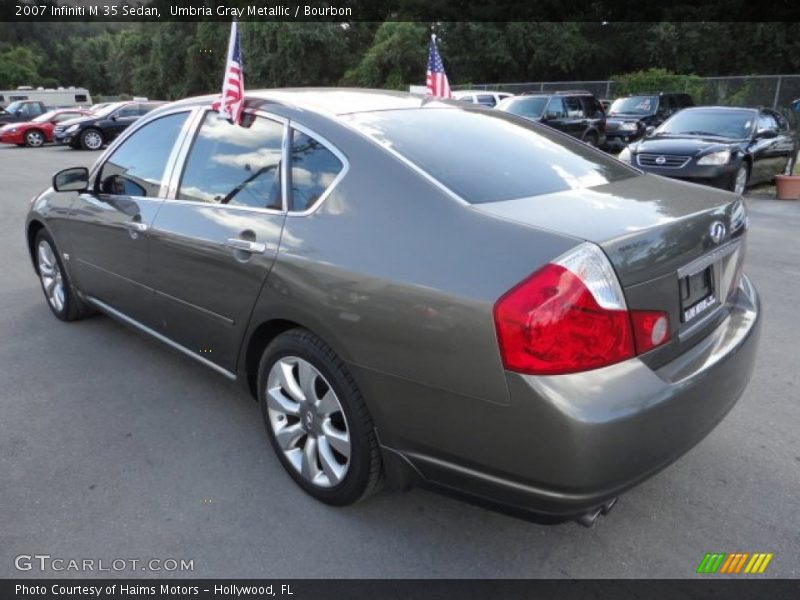 Umbria Gray Metallic / Bourbon 2007 Infiniti M 35 Sedan