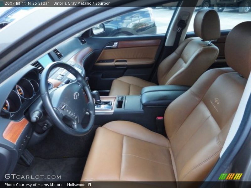 Umbria Gray Metallic / Bourbon 2007 Infiniti M 35 Sedan