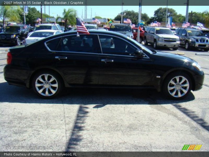 Black Obsidian / Graphite 2007 Infiniti M 35 Sedan