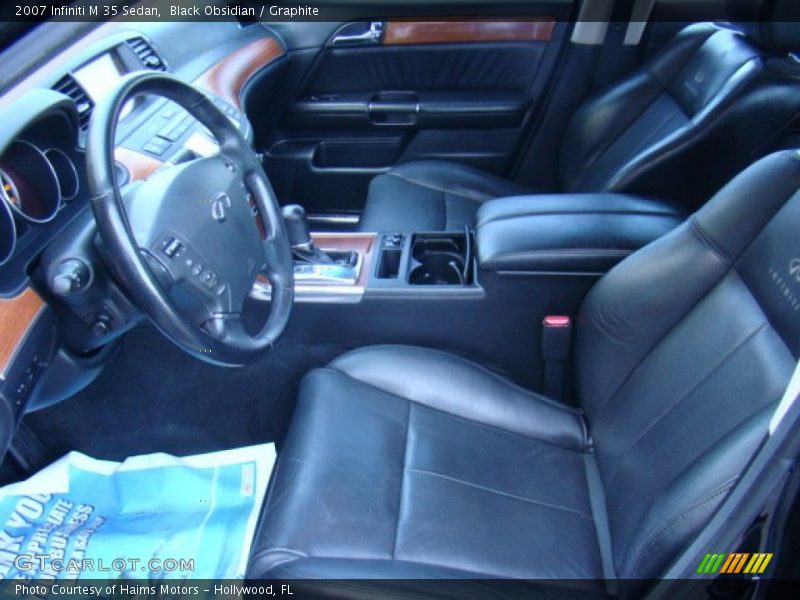Black Obsidian / Graphite 2007 Infiniti M 35 Sedan