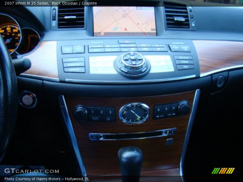 Black Obsidian / Graphite 2007 Infiniti M 35 Sedan